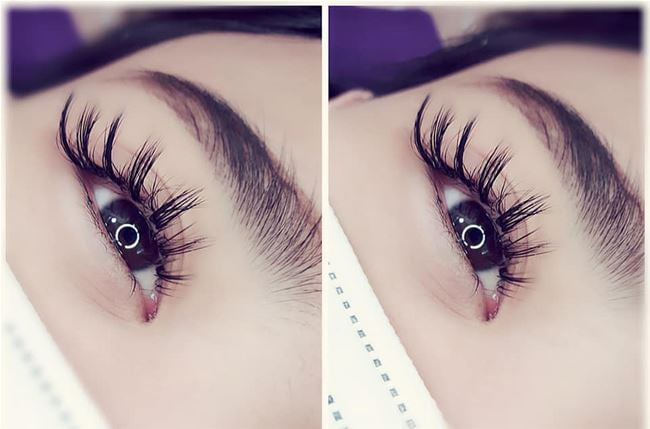 nối mi tự nhiên - nối mi mắt ướt tự nhiên