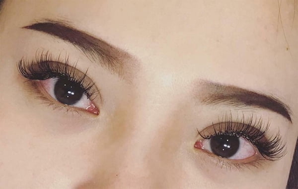 nối mi tự nhiên - nối mi volume tự nhiên