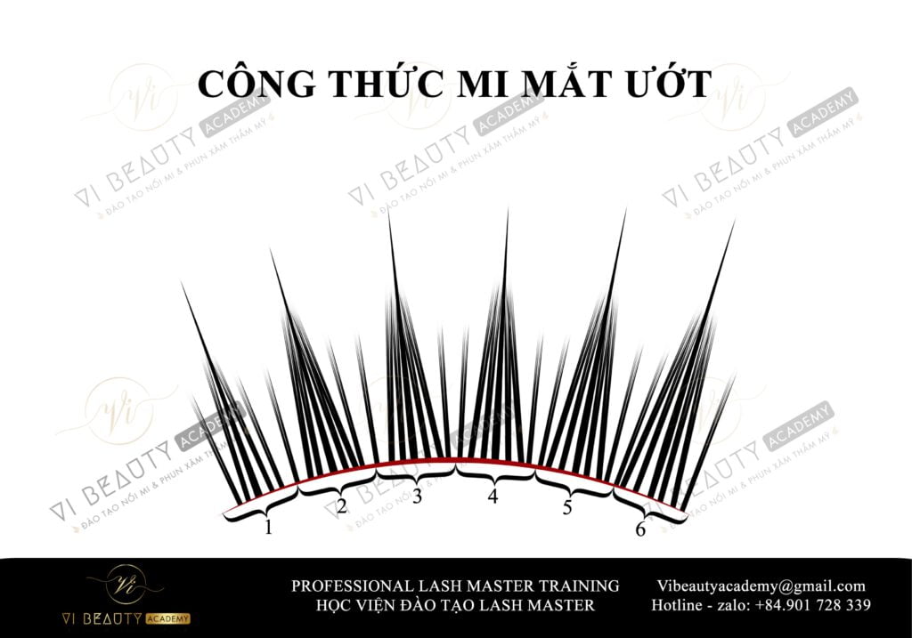 Công thức Mi thiết kế số 10 3 - Cong thuc mi thiet ke Vi Beauty Academy 10c