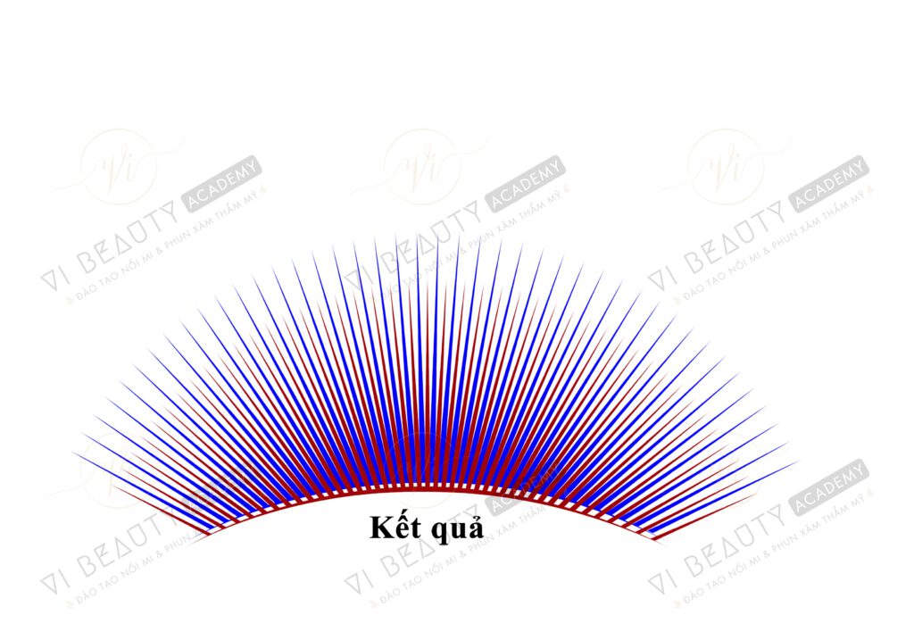 Công thức Mi thiết kế số 1 3 Công thức nối mi thiết kế Vi Beauty Academy