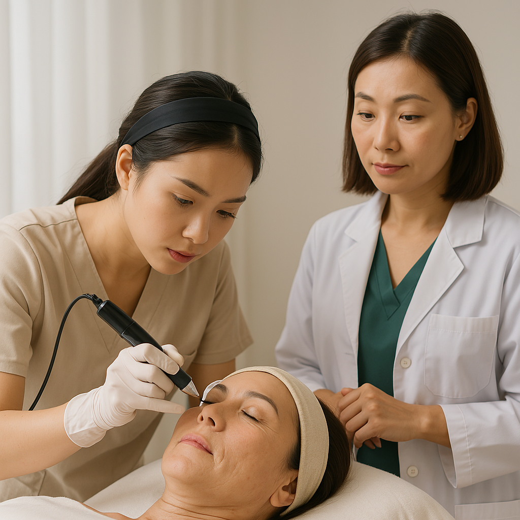 Thuc hanh plasma fibroblast voi giao vien Học plasma trực tiếp ở đâu tốt - Thuc hanh plasma fibroblast voi giao vien