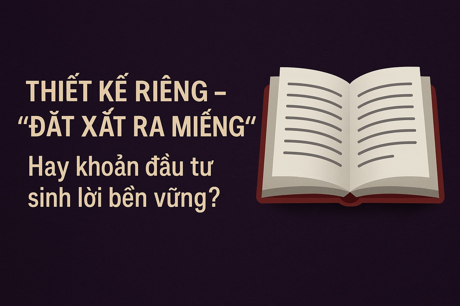 thiet ke giao trinh rieng - dau tu lau dau giáo trình bán sẵn hay thiết kế riêng - thiet ke giao trinh rieng dau tu lau dau